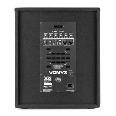 Vonyx VX1015BT komplett ljudsystem med Bluetooth - 2.1 aktiv högtalarset - 1000W Peak Effekt