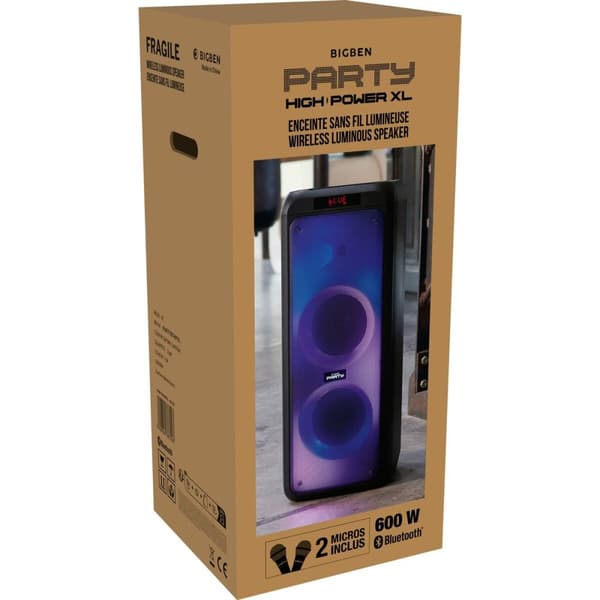 Bärbar Bluetooth Högtalare Big Ben Interactive Svart 600 W Svart
