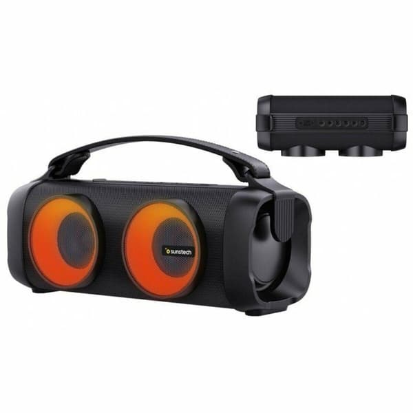 Bluetooth-Høyttalere Sunstech MUSCLEBEAT Sort