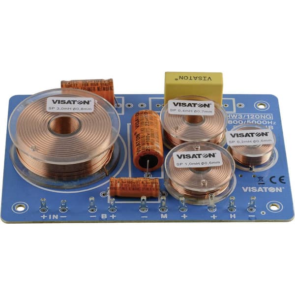 Visaton HW 3/120 NG - 8 Ohm 3-vägs frekvensväxel 8 Ω