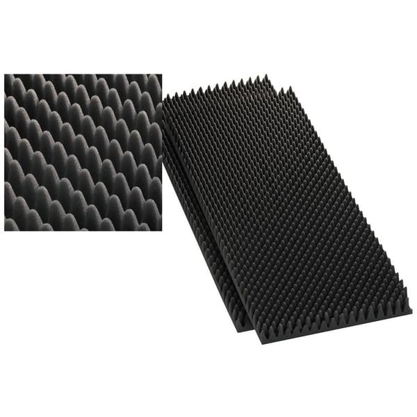Monacor MDM-40 Akustiskt skum (B x H) 100 cm x 50 cm