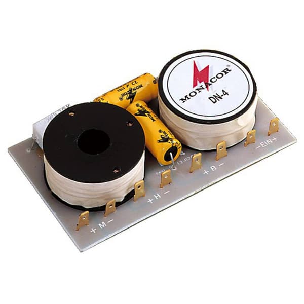 Monacor DN-4 3-vägs frekvensväxel 8 Ω