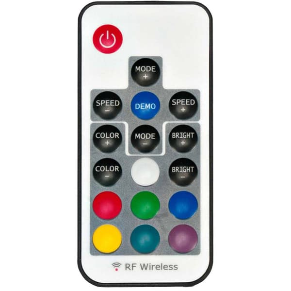 ADJ Color Stand LED PA-högtalarstativ Justerbar i höjd, Med fjärrkontroll 1 st