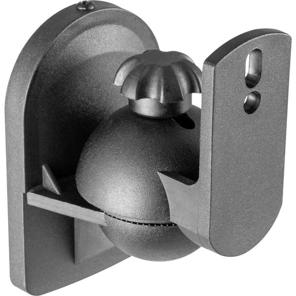 SpeaKa Professional Högtalarfäste Vägg Tilt + Svängbar Väggavstånd (max.): 6.4 cm Svart 1 par
