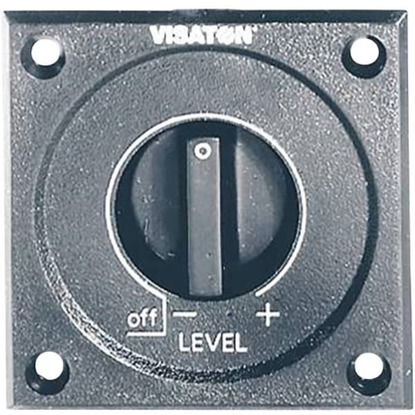 Visaton LC 57 Mono Volymkontroll för installation 20 W Svart