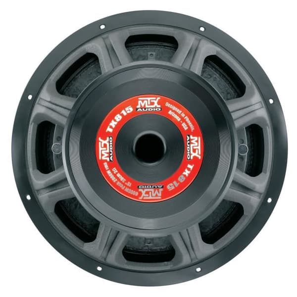MTX TX815 Subwoofer 38 cm 2000W aluminiumchassi