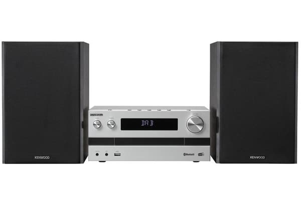 Kenwood M-918DAB - Minianlegg med Bluetooth og DAB, Sølv