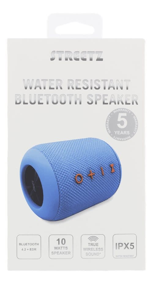Original STREETZ CM758 Vattentålig Bluetooth-högtalare - Blå