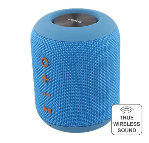 Original STREETZ CM758 Vattentålig Bluetooth-högtalare - Blå Original STREETZ CM758 Vattentålig Bluetooth-högtalare - Blå