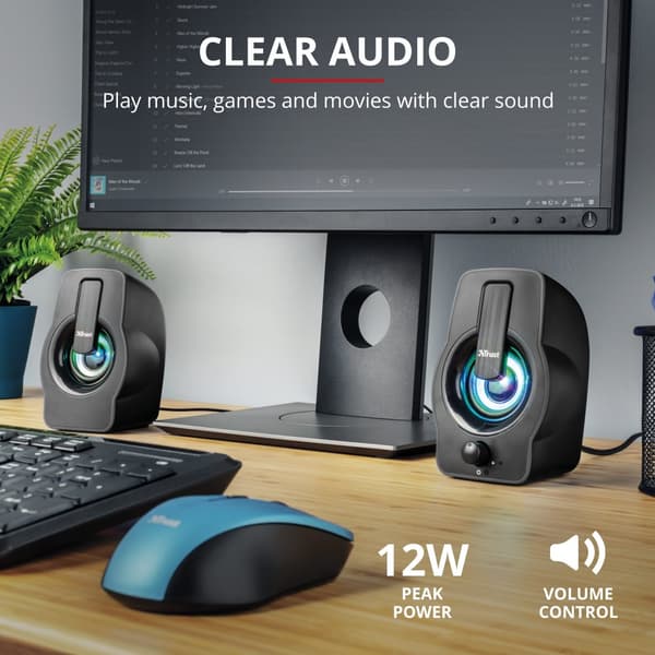 Gemi 2.0 RGB-belyste højttalere