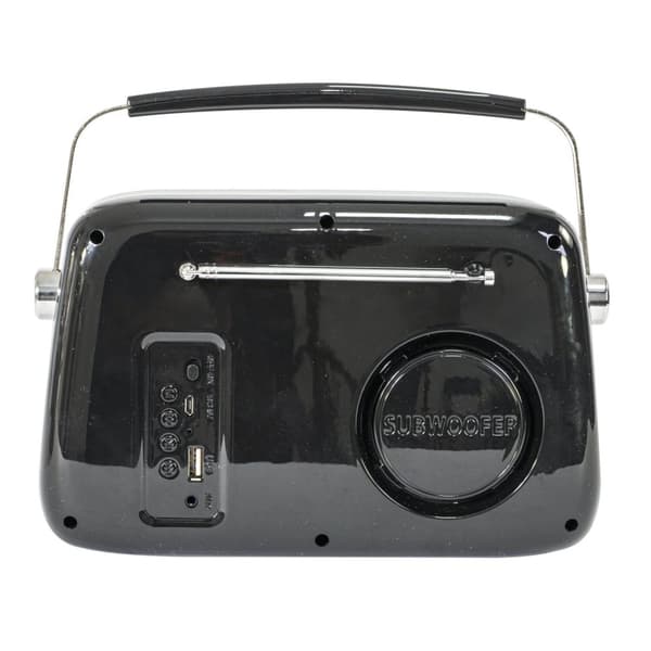 Madison retro radio m. Bluetooth og FM (Sort)