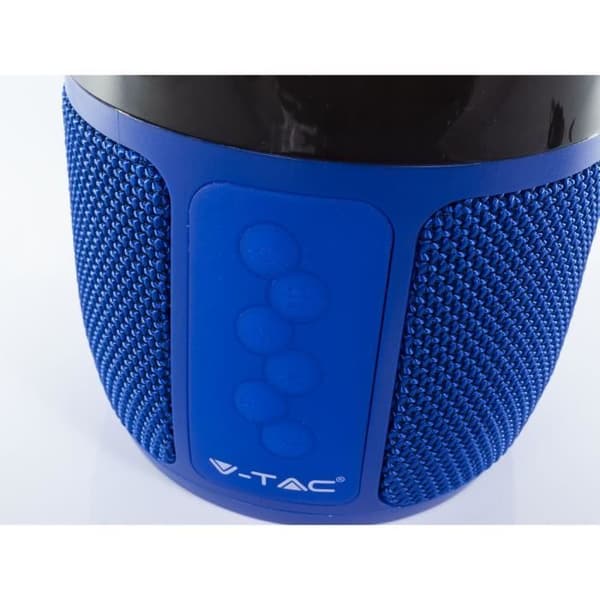 Bluetooth-högtalare med RGB-belysning V-tac VT-7456 - 2x 3Watt - Blå