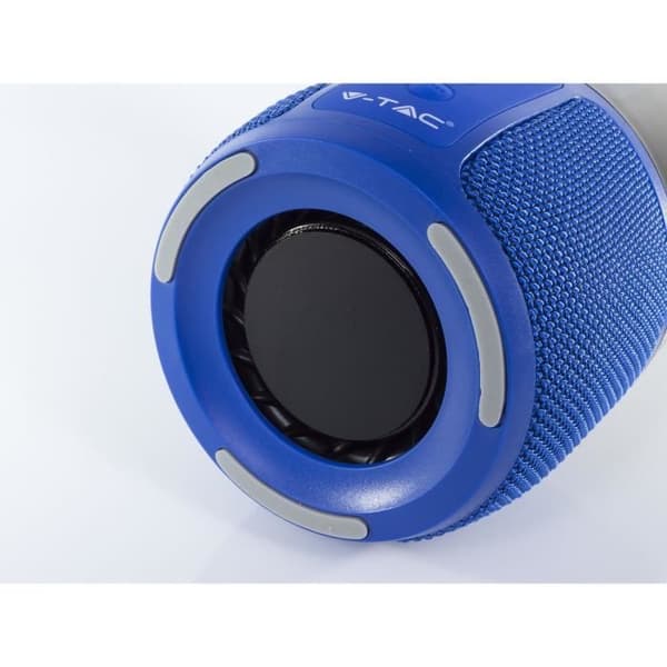 Bluetooth-högtalare med RGB-belysning V-tac VT-7456 - 2x 3Watt - Blå