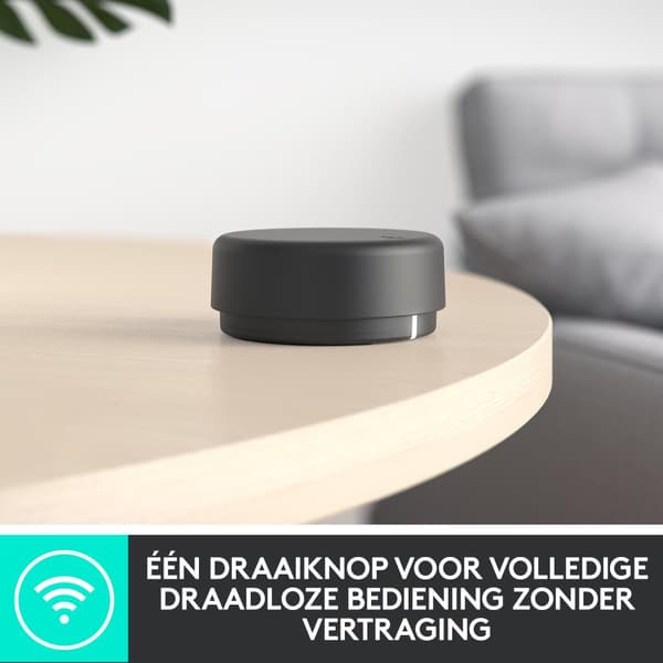 Logitech Z407 - Högtalarsystem - för PC - 2.1 kanal - trådlöst - Bluetooth - USB - 40 Watt (totalt) - grafitgrå (980-001348)