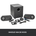 Miniatyrbild 6 av 6: Logitech Z407 - Högtalarsystem - för PC - 2.1 kanal - trådlöst - Bluetooth - USB - 40 Watt (totalt) - grafitgrå (980-001348)
