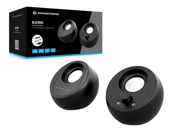 Conceptronic BJORN - Högtalare - för PC - trådlöst - Bluetooth - 10 watt (totalt)