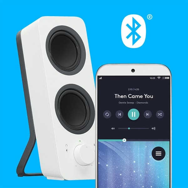 Logitech Z207 - Bluetooth datorhögtalare - Vit