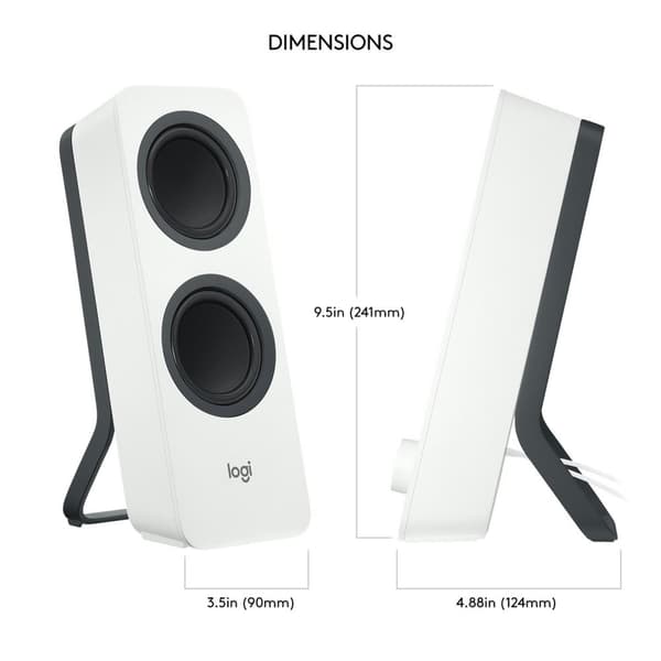 Logitech Z207 - Bluetooth datorhögtalare - Vit