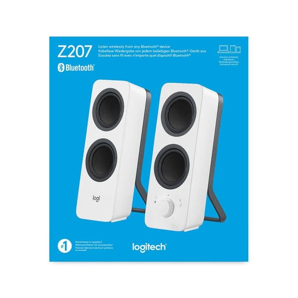 Logitech Z207 - Bluetooth datorhögtalare - Vit
