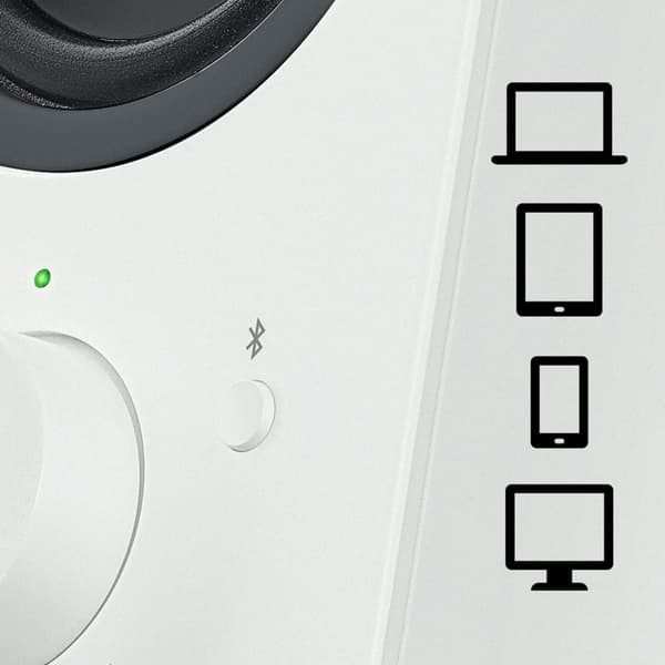 Logitech Z207 - Bluetooth datorhögtalare - Vit
