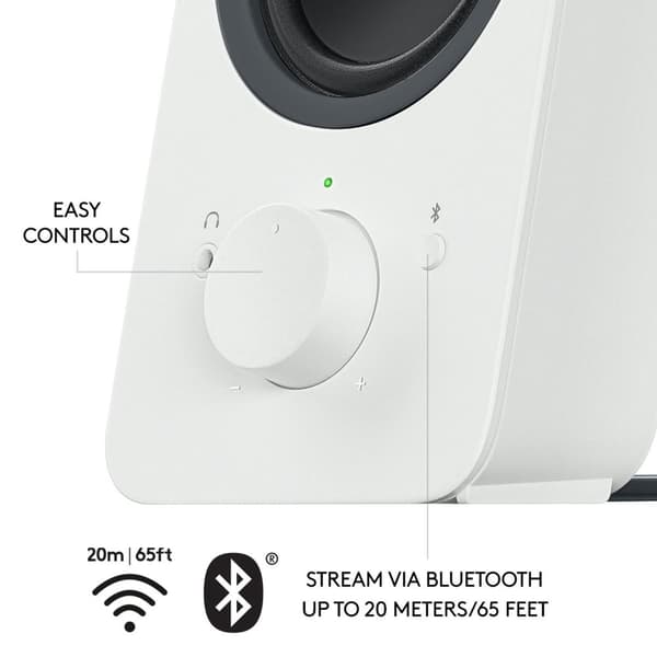 Logitech Z207 - Bluetooth datorhögtalare - Vit
