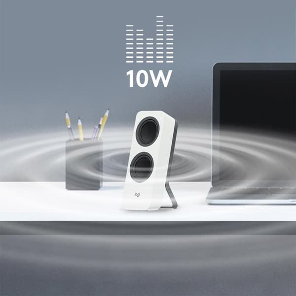 Logitech Z207 - Bluetooth datorhögtalare - Vit