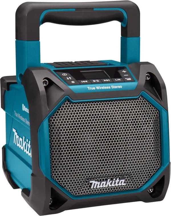 Makita DMR203 10,8-18V Li-Ion Batteri Bluetooth-högtalare - fungerar på nätström och batteri