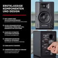 Miniatyrbild 3 av 6: M-AUDIO BX4 högtalare Black Wired 50 W