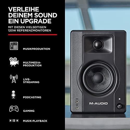 M-AUDIO BX3 kaiutin, musta langallinen 50 W