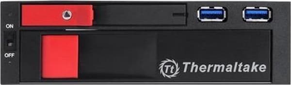 Thermaltake ST0026Z drevbås panel 2,5/3,5" Bezel panel Sort, Rød