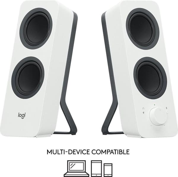 Logitech Z207 - Bluetooth-tietokonekaiuttimet - valkoinen