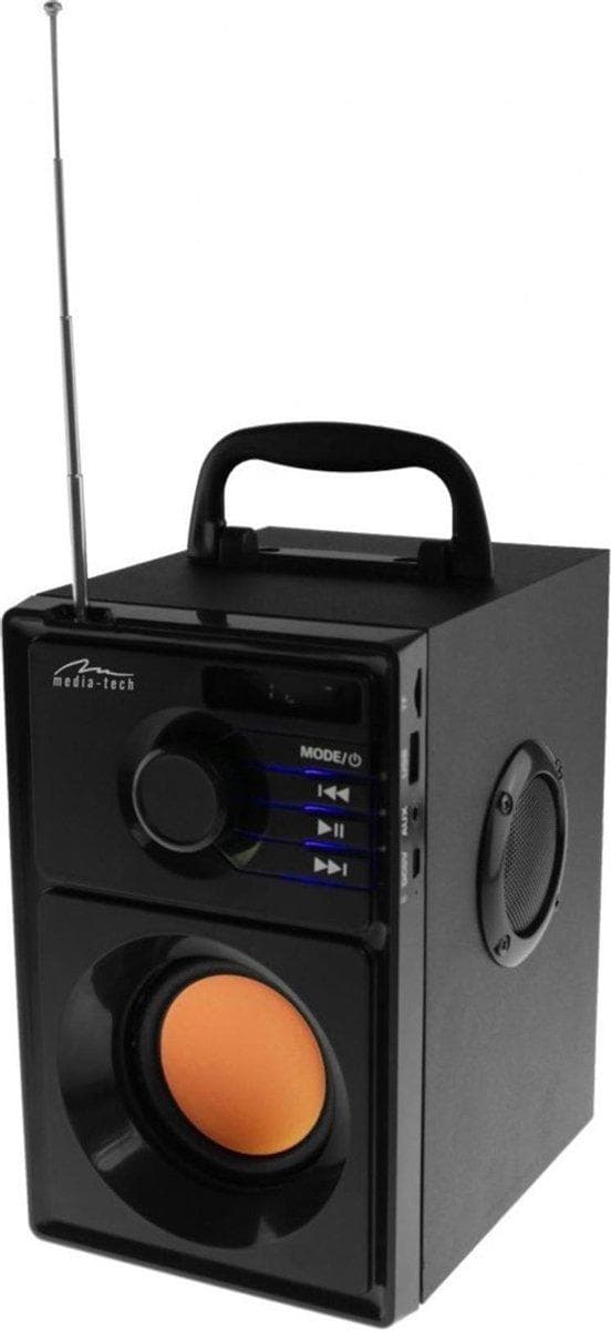 Media-Tech BOOMBOX BT 15 W Stereo bærbar højttaler Sort
