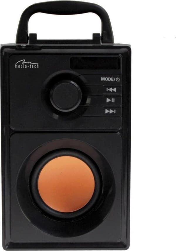 Media-Tech BOOMBOX BT 15 W Stereo bærbar højttaler Sort