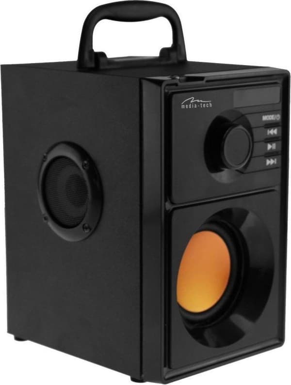 Media-Tech BOOMBOX BT 15 W Stereo bærbar højttaler Sort