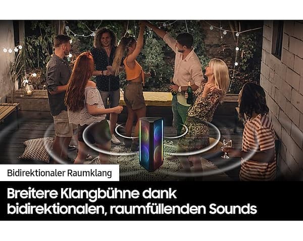Samsung Sound Tower MX-ST40B (2022) - 160 watt effekt (MX-ST40B/ZG)