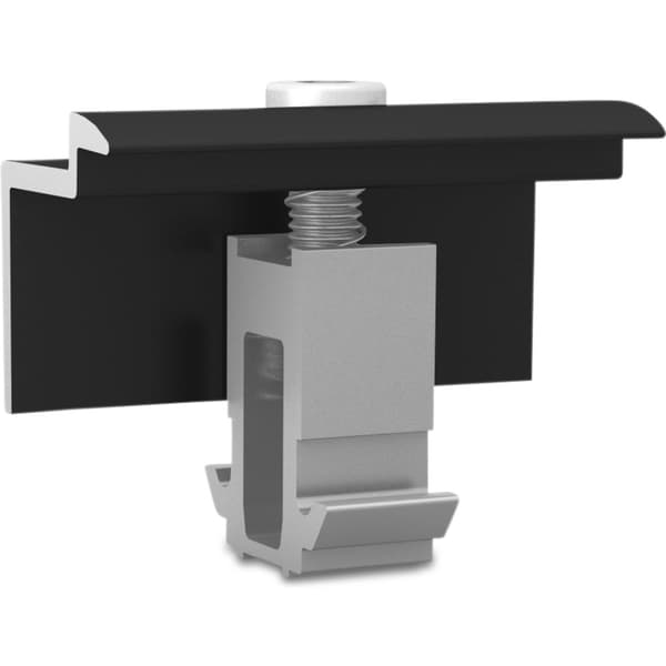 K2 DomeClamp End Clamp 30-50 mm, black anodized