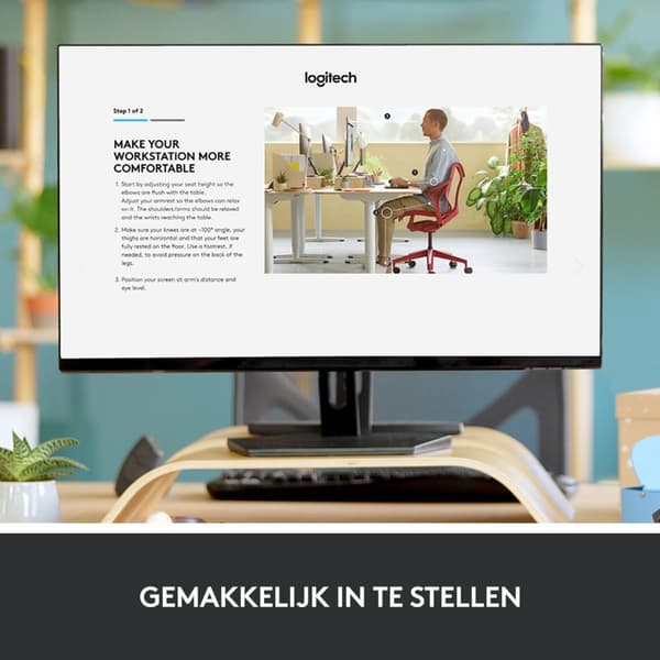 Logitech K860 ERGO Qwerty - Trådlöst ergonomiskt tangentbord med handledsstöd