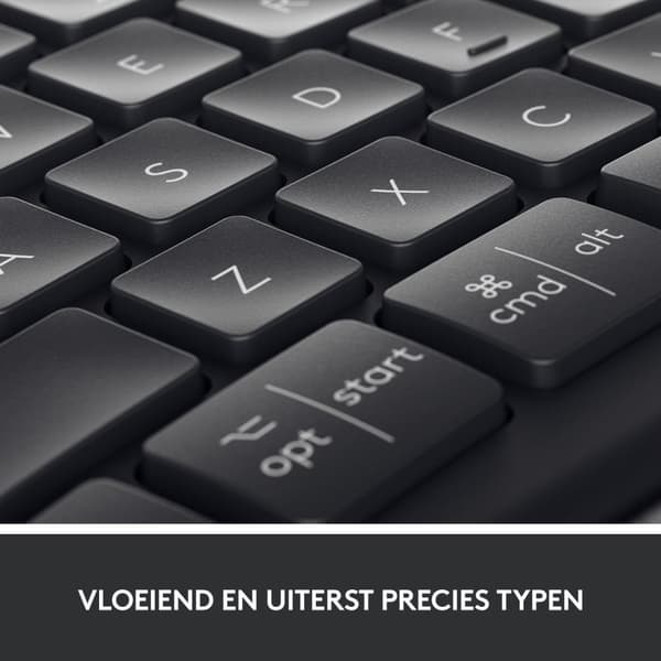 Logitech K860 ERGO Qwerty - Trådlöst ergonomiskt tangentbord med handledsstöd
