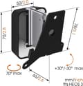 Miniatyrbillede 4 af 10: Vogel's SOUND 5203 WHITE HEOS 3 WALL MOUNT