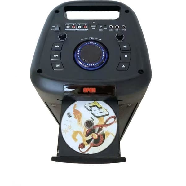 Lätthögtalare med CD -enhet inovalley MS06 -CD -XXL - Bluetooth 5.0 - 1000W - Karaoke -funktion