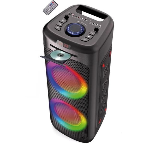 Lätthögtalare med CD -enhet inovalley MS06 -CD -XXL - Bluetooth 5.0 - 1000W - Karaoke -funktion