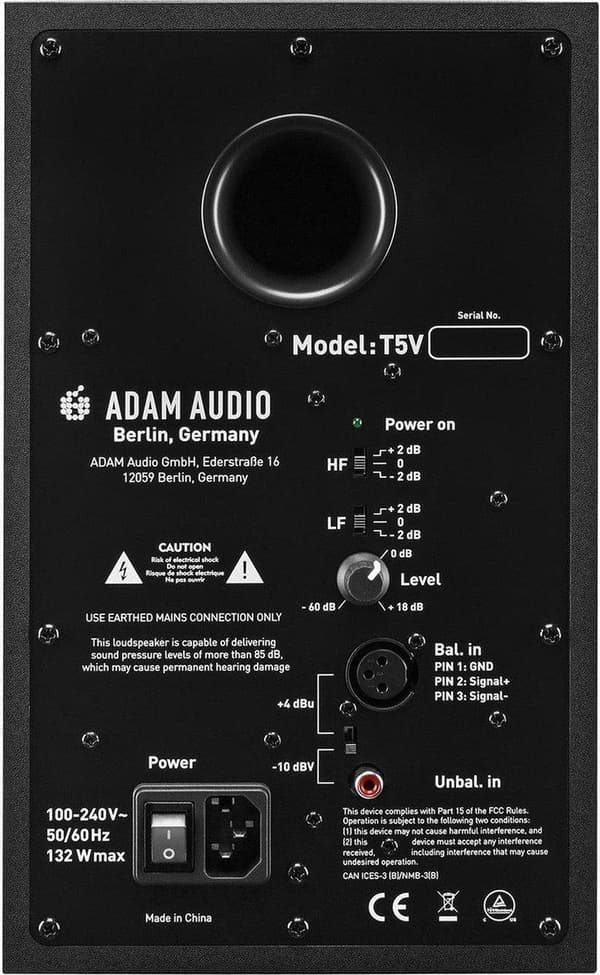 Adam Audio T5V Sort