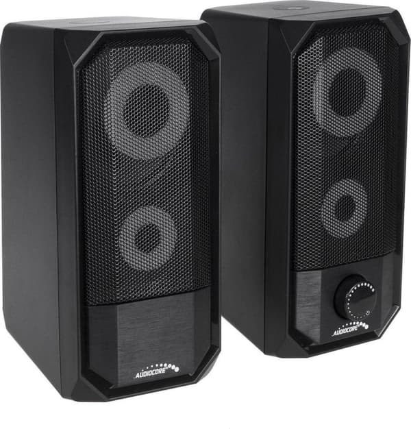 Audiocore AC845 bærbar højttaler Stereo bærbar højttaler Sort 5 W