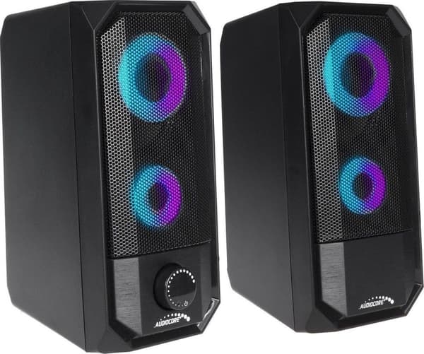 Audiocore AC845 bærbar højttaler Stereo bærbar højttaler Sort 5 W