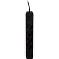 Miniatyrbilde 3 av 10: Namron Skjøteledning 4-veis Jord USB-A/C 1,5m Sort