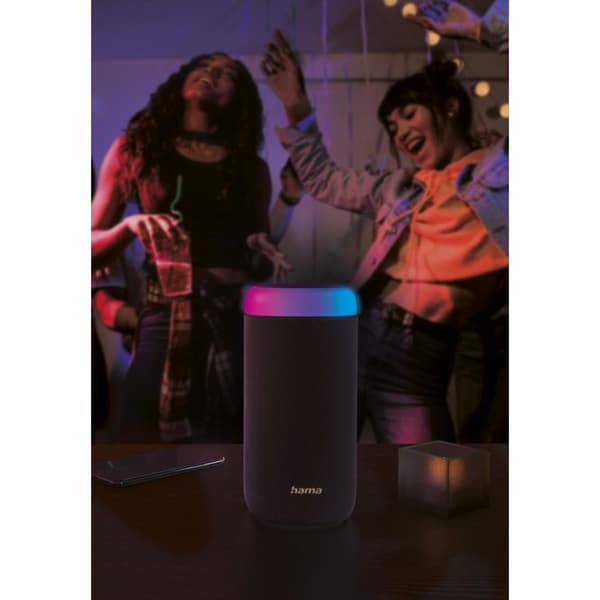 Hama "Shine 2.0" - kaiutin - kannettava - langaton - Bluetooth - musta