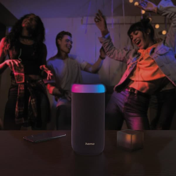 Hama "Shine 2.0" - kaiutin - kannettava - langaton - Bluetooth - musta