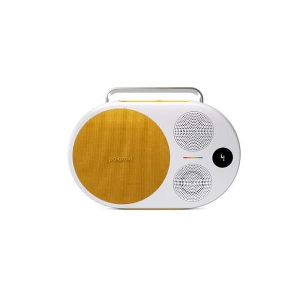 Trådlös högtalare - Polaroid - Musikspelare 4 - Gul och vit - Bluetooth - Trådlös Vit, Gul