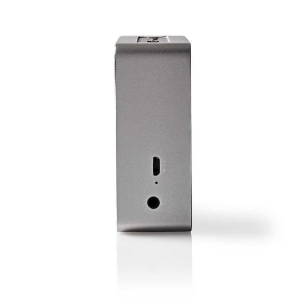 Nedis SPBT1002GY-högtalare med Bluetooth® 15 W Metal Design Gunmetal