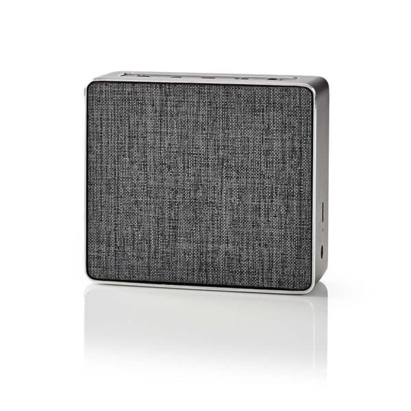 Nedis SPBT1002GY-högtalare med Bluetooth® 15 W Metal Design Gunmetal